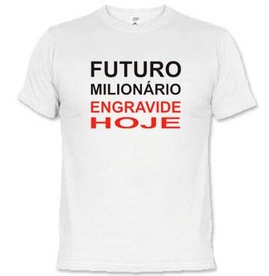 CAMISETA COM FRASES